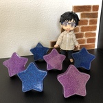 スツール【星型キラキラ紫】  オビツ11サイズ