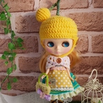 【リクエスト】[黄色いサクランボさん５点セット]ブライス アウトフィット Blythe