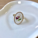 押し花リング 13