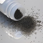 T14★ガラス丸砂　(微粒)黒色　10g