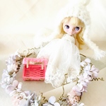 4.5cm　ピンク　ミニミニトランク　ドールハウスsize