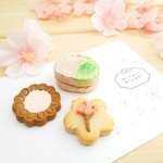 桜の焼き菓子マグネットセット