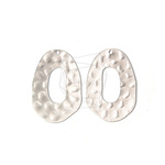 PDT-1613-MR【2個入り】ハンマードオーバル ペンダント,Hammered oval Pendant