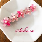 桜のバレッタ