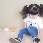 シンプリーシリーズ☆彡お名前入りTシャツ【リボン】