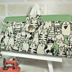ねこ＆ネコの長財布