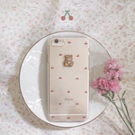 【新作】くまさん さくらんぼ ガーリー レジン iphoneケース