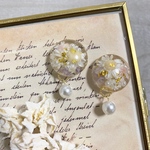 ドライフラワーflower pierce・earring