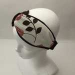 2way!brown×beigeの花柄クロスターバン
