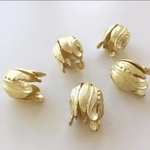 《2pcs》真鍮製チューリップキャップパーツ