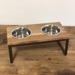 ペット フードボウル アカシア アイアン ウッド ペット 動物 イヌ ネコ 日本製 器台 フードボウルスタンド 食器スタンド テーブル 食器 木製 ウォーターボウル 国産 安全 超小型犬 小型犬 