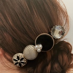 ハンドメイド ♡ヘアクリップNo.82