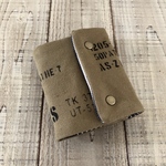 人気‼︎再販。カードケースNo.37、帆布ベージュ