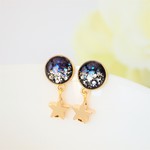 星降る夜空のピアス（サークル）🌌✨