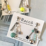 particle pierce(ミントグリーン)ステンレスピアス