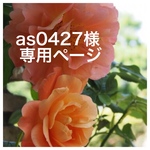 as0427 様 専用ページ