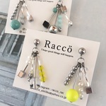 particle pierce(イエロー)ステンレスピアス