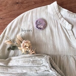 刺繍ブローチ