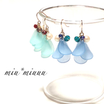 揺れる花びらピアス