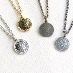 10mm シングルコインネックレス 