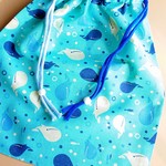 体操服袋(クジラ柄)