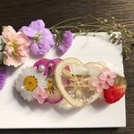 ハートレモン❤︎ strawberry バレッタ