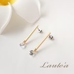 ジルコニアのスティックピアス/チタン