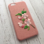 刺繍のサクラサク iPhoneケース 