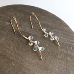 朝露の小枝ピアス 