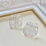 4個セット お花樹脂ピアス