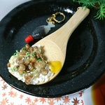 しゃもじ飯（納豆）　キーホルダー