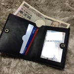 joli-larme6様オーダー■レザー免許証ケース　グリーン