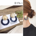 大ぶりピアス