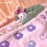 🐑　6重ガーゼケット　🐑（カラフル羊さん）