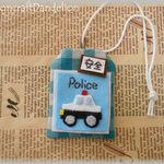 【ta様オーダー品】想いを伝える♪パトカーお守り袋【完成品】