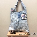 Yさまお取り置き品　オーバーオールのたっぷりトート　デニムリメイク　278