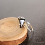 Ringﾟ+*:;;:*　モリオン 黒水晶 指輪 天然石 ≪敏感肌に安心≫ *:;;:*+ﾟ １１号