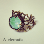 【Again!】 B.G Opal pinkyring Ⅱ