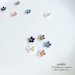 elegant▷ corolla-花- ピアス/ノンホールイヤリング＊受注製作＊E45