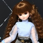 【再販】【22cmドール】♡リカちゃんシースルー袖トップス♡    