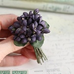 布花 すみれブーケブローチ