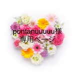 pontanuuuuu  様  専用ページ