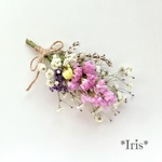 ドライフラワーミニスワッグ＊spring pink＊