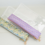 Mさまご予約品　スケルトンポーチ　LIBERTY　Heart Canopy 　6Ｌ　・　Felicite　35G 　ビニコのクリアポーチ　オーダーメイドサイズ
