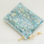 ◇◆Special Price◆◇　LIBERTY   Jenny's Ribbons/ ジェニーズリボンズ　ラムネ　仕切りポケット付きビニコのminiポーチ　◆　コインケース・小物入れに♪