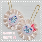 ♡ピンク♡ マタニティマーク ロゼット