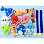 カラフル可愛い♪フェルトのお魚釣り《12点セット》
