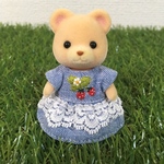 シルバニアファミリー「いちご」刺繍のワンピース【オープニングセール開催中】