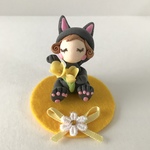 ねこの日記念♪ 福招き黒ねこさん 