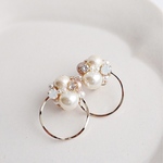 リング×ビジュー ピアス＊イヤリング♡パール